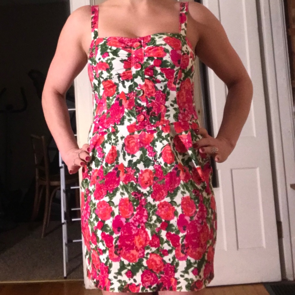 Floral mini dress
